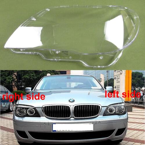 For BMW 7 Series E65 E66 2006 2007 2008 Headlight Plastic Cover Shade Headlight Transparent Shell Lampshade Headlamp Cover Lens