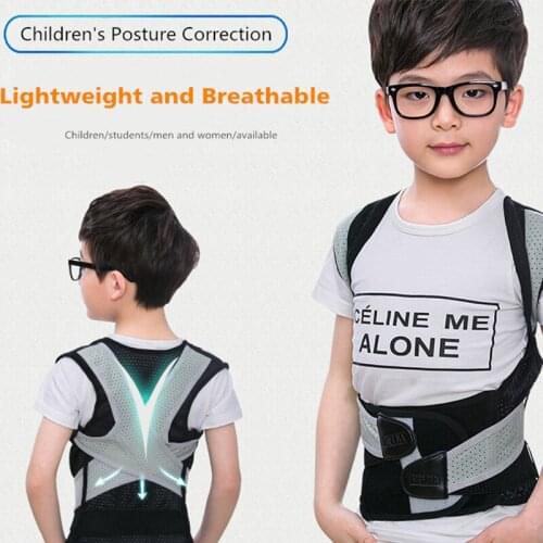 Back Shoulder Support Belt Posture Corrector for Adult Children Back Straightener Braces Lumbar Support Straight Shoulder Tights