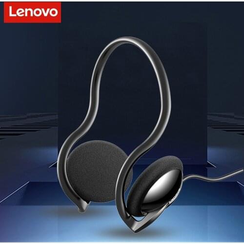 Lenovo P510+ Wired Headphones With Audio Line 3.5mm Neckband Handset Hi-Fi Stereo Sound Gaming Headset For PC Computer Desktop