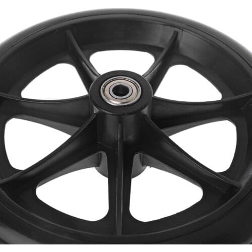 2pcs 8\" Wheelchair Casters Small Cart Rollers Chair Wheels Accessories P0RE