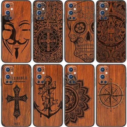 Luxury wood texture pattern For OnePlus Nord N100 N10 5G 9 8 Pro 7 7Pro Case Phone Cover For OnePlus 7 Pro 1+7T 6T 5T 3T Case
