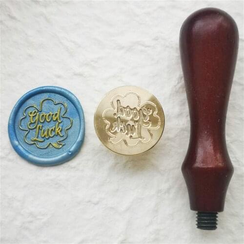 Good luck Wax Seal Stamp blessing letters sealing stamps Alphabet Stamps Wedding Invitation Copper Head seal wax stamps