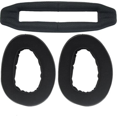Replacement Ear Pads Cushion Ear Pad headband for Sennheiser GSP600 Headphones
