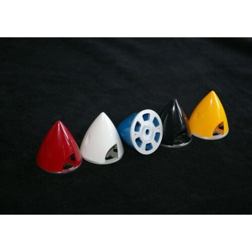 1.5" 38mm RC Fixed Wing Airplane Plastic Spinner With Aluminum Back Plate