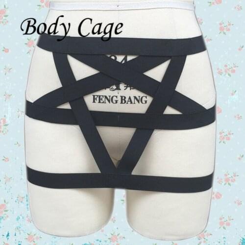 Body Cage 1pc Fashion Sexy Suspenders Womens Wrapped hips Garter Belt for the Stockings brace reggicalze lingerie