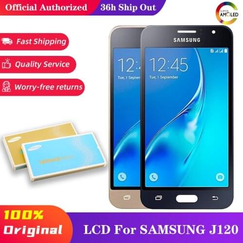 10Pcs/Lot For Samsung Galaxy J1 2016 J120 J120F J120M J120H J120FN LCD Display Touch Screen Digitizer Assembly