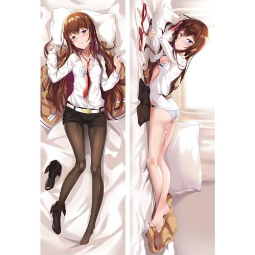 2020-July Anime Steins;Gate Makise Kurisu Shiina Mayuri Decorative Dakimakura Pillow Case Hugging Body Pillow Cover Case