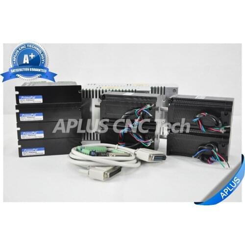 4-Axis NEMA 23 Stepper Motor 396oz-in 4.2A & Driver PSR5042 & 48V Power Supply Kit