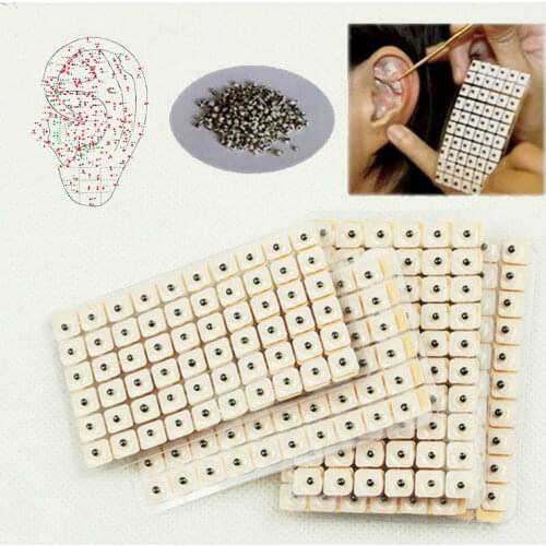 600 Pcs/lot Relaxation Ears Stickers Acupuncture Needle Ear Vaccaria Seeds Ear Massage Auricular-paster Press Seeds