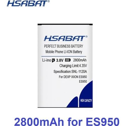 100% Original HSABAT 2800mAh Battery For DEXP Ixion ES950