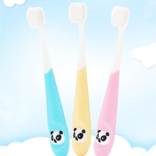 Soft Bristle Cartoon Kids Baby Toothbrush Teether Training ChildrenS Tooth Brush Mouth Clean Teeth Cleaning Panda Toothbrush