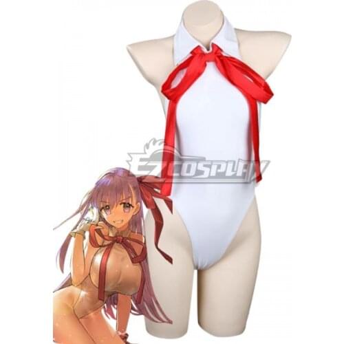 Fate Grand Order Fate EXTRA CCC Moon Cancer BB Swimsuit White Spring Swimwear Girls Summer Bathing Suit Cosplay Costume E001