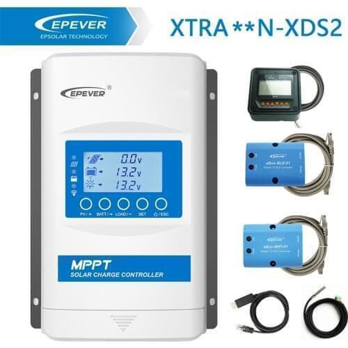 EPever XTRA series solar MPPT Charge Controller LCD Solar Regulator 12V 24V 36v 48v Auto Tracer XTRA3415N XDS2/ XTRA4415N XDS2