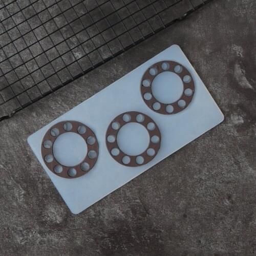 Circle Shape Chocolate Stencil Mold Cake Decorating Tools Hollow Out Dot Round Shape Baking Transfer Sheet Silicone Chablon