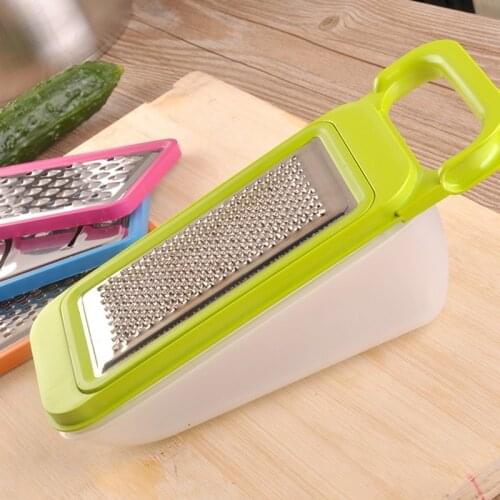 Premier Kitchenwares 4 Graters and Slicers with Compartment Vegetables and Fruits Slicer Tool Material SUS 304