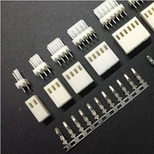 10 Set KF2510 Connector Kits 2.54mm Pitch 2/3/4/5/6P Straigh Pin Header+Housing+Crimp