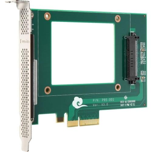 PCIe NVMe SSD Adapter with U.2 (SFF-8639) Interface for 2.5" NVMe SSD