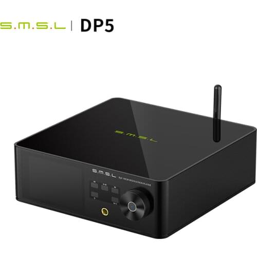 SMSL DP5 turntable U disk usb Bluetooth player MQA decoding ES9038PRO headphone amplifier DSD Digital WIFI Network Music Player