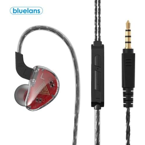 QKZ AK9 In Ear Earphones Wired Headset HiFi Heavy Bass Earphone Sports Earbud with Microphone For xaiomi LG Sansung Hua wei