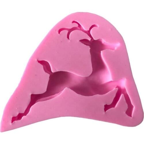 Sugarcraft Deer silicone mold fondant mold cake decorating tools chocolate gumpaste mold