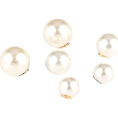 20pcs 8/10/12mm Imitation Pearl Earplugs DIY Stud/Drop Earrings Making Findings Pendants Jewelry Accessories Wholesale Handwork