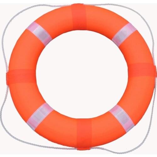 Mediterranean Solid Life Buoy Decoration Children Adult Foam Professional Lifebuoy Water Rescue Seguridad Water Sports DK50LB