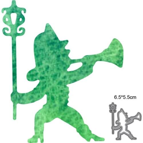 Metal Cutting Dies Cut Mold Music Man Christmas Die Decoration Scrapbook Paper Craft Knife Mould Blade Punch Stencils