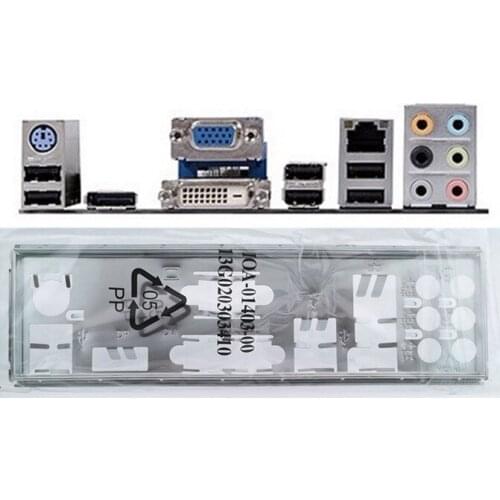 New I/O shield back plate of motherboard for P5QL-CM M3A78-CM M3A78-VM just shield backplate Free shipping