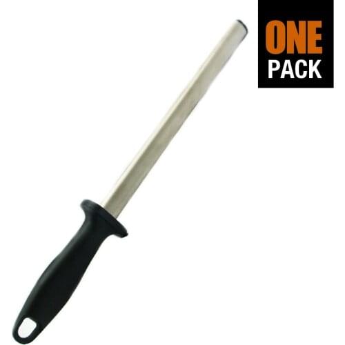 10 Inch Diamond Knife Sharpener Rod Oval Carbon Steel Knife Sharpening Tool