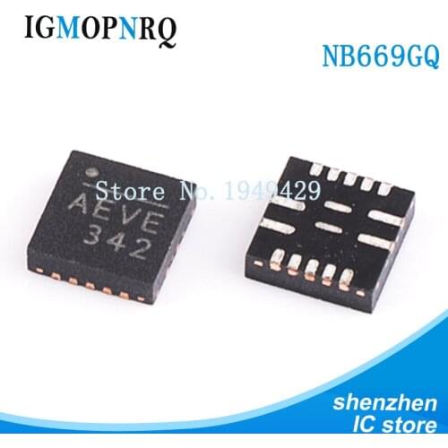 10pcs/lot NB669GQ-Z NB669GQ NB669 (AEVD) QFN 24V, Hi Crrnt Sync Buck Cnvrtr With LDO new