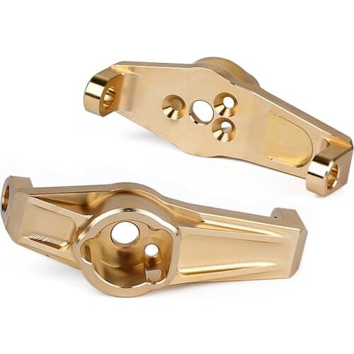2PCS Metal Brass Counterweight Front Caster Blocks Portal Drive for 1:10 Scale RC Crawler Car Traxxas TRX-4 TRX6 8232