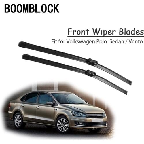 2pcs Auto Car Windshield Rubber Wiper Blade For Volkswagen VW Polo Sedan Vento 2010-2014 VW Accessories Repair Cleaning Tool