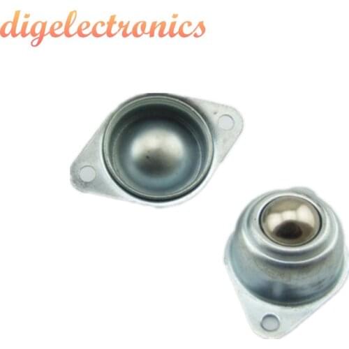 2pcs Steel Ball Wheel Flange Mounted Ball Transfer Bearing Unit Caster Conveyor Roller Wheel for Robot Caster Parts