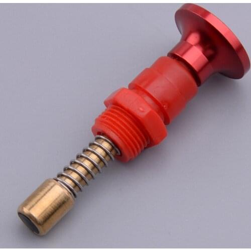 28mm-41mm Carburetor Pull Choke Lever Plunger Replacement Motorcycle Red Fit For Keihin PWK Airstriker Yamaha Honda