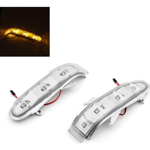 Artudatech Pair Side Mirror LED Turn Signal Light For Benz S Class W220 CL W215 W 215 1999 2000 2001 2002