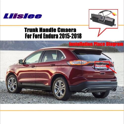 Car Rearview Camera For Ford Endura 2015-2019 Trunk Handle HD CCD Backup Parking CAM