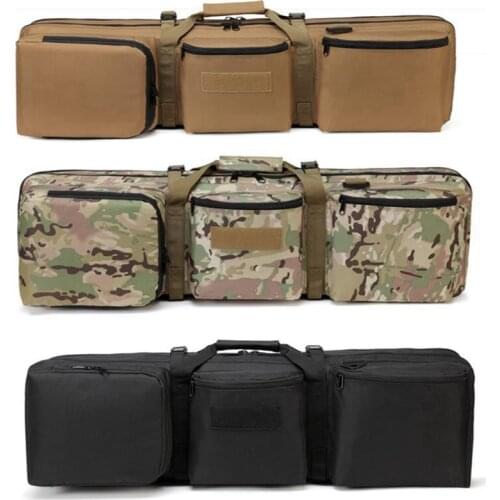 33inch/85cm Gun Bag Tactical Shooting Rifle Case Double Rifle Oxford Airsoft Air Gun Holster Bag for Outdoor Fishing Camping