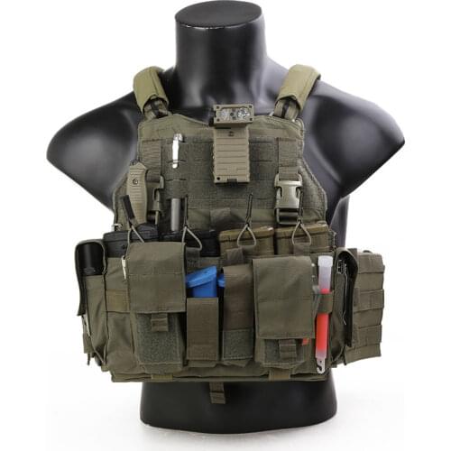 EMERSONGEAR SCARAB Tactical Vest Plate Molled Airsoft Training Laser Cut Plate Carrier Combat Vest Paintball Protective Woodland