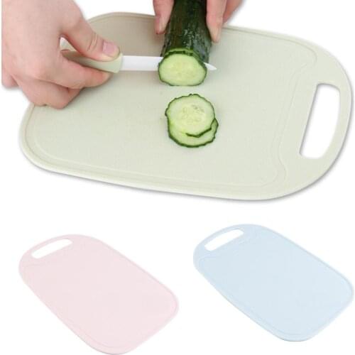 Mini Nonslip Plastic Cutting Board Food Chopping Block Mat Kitchen Cook Supplies Easy Washing Useful