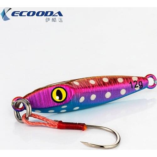 ECOODA Miniature Bait Throb Jigging Lure Lead fish 3g-30g Fake bait freshwater Saltwater Lure