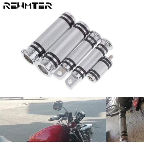 Motorcycle Chrome 1'' 25mm Hand Grips CNC Footpegs Footrest Shifter Nail Peg For Harley Sportster XL Touring Dyna Softail Custom