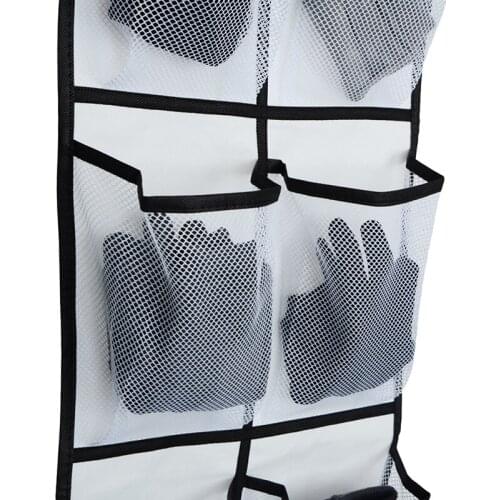Large Mesh Pockets Hanging Holder Shoes Organiser Rack Tidy Storage Box Hanging Bags Wall Bag Room Shoes Slippers Storage