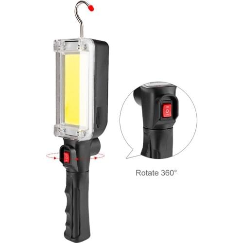 Portable Lantern Flashlight Power LED COB Magnetic Work Lighting Linternas For Camping Night Fishing Lamp Night Riding