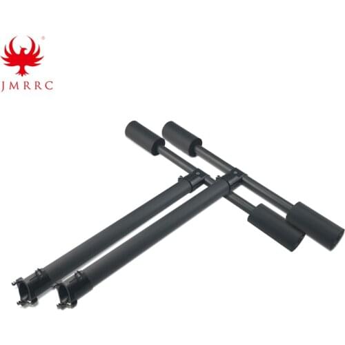 JMRRC Landing Gear Skid Carbon Fiber Tube Aluminum Alloy Tee Tripod 25mm to 16mm Joint Pipe Clamp for Multi Axis