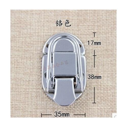 Luggage buckle gift box, cosmetic box, hardware box buckle, iron lock 35*55mm hasps