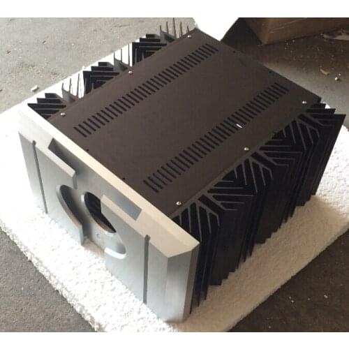 Size (mm) : W360 H195 L396 Mini PASS160.5 All Aluminum Amplifier Case Alass A 40W Amplifier Case, Pure Rear Case