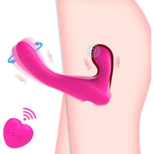 Realistic Strapless Dildo Vibrator Lesbian Sex Toys for Couple Double Head Vibrating Strapon G-Spot Vagina Massage Anal Vibrator