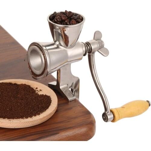 Manual Good Quality Food Grinder Machine Household Multifunctional Coffee Grain Grinding Machine Rotatory Rice Bean Slicer
