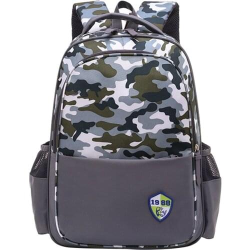 Waterproof children school bags Girls Boys Kids Satchel Orthopedic schoolbags Camouflage primary school backpack mochilas infant