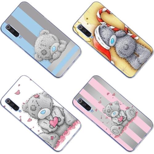 Cute Me To You Bear Silicone Case for Xiaomi Mi POCO X3 NFC M3 F3 Note 10 S 10i 10T 11X Pro 11i 11 Ultra 11 Lite Soft Cover
